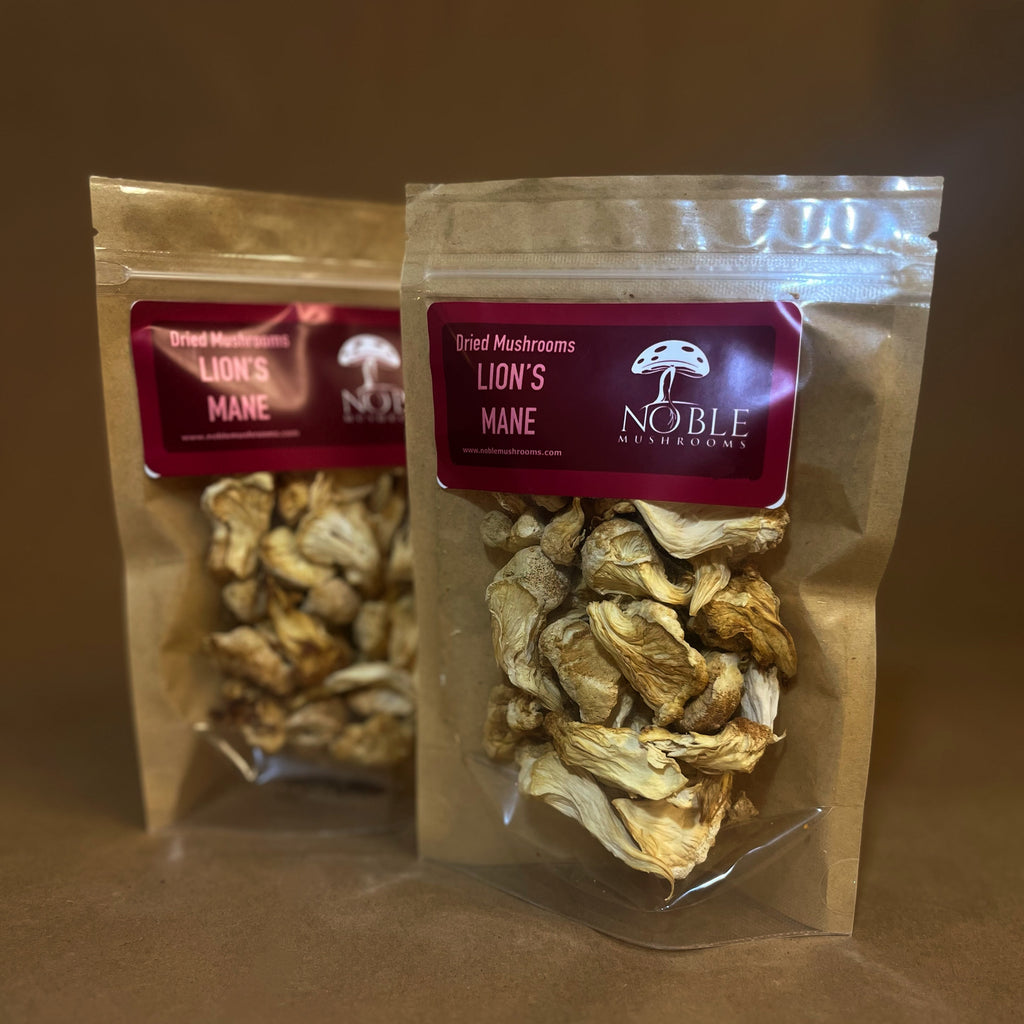 Dried Mushrooms, Pure, Potent, Farm-Grown