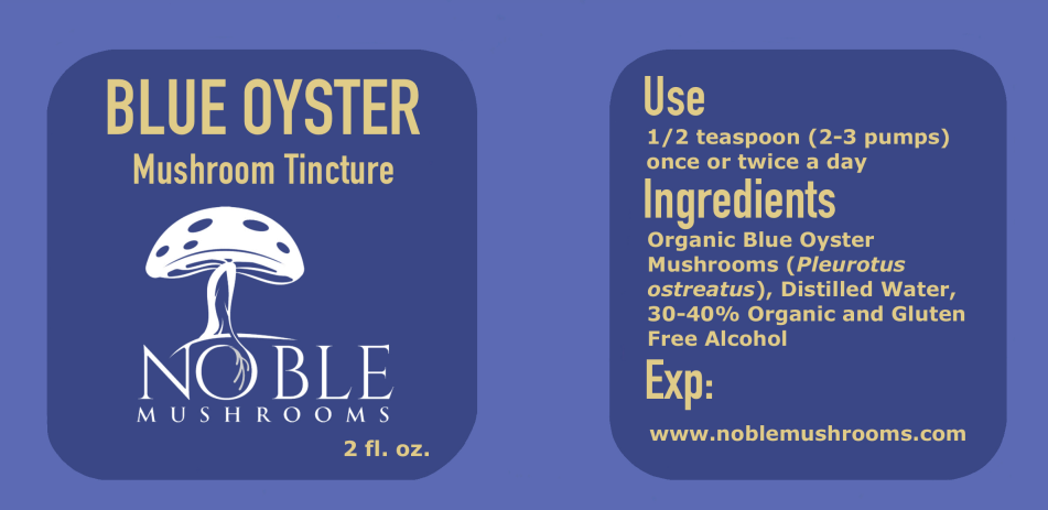 Blue Oyster Mushroom Tincture — Daily Support for Vitality & Balance (2 oz)
